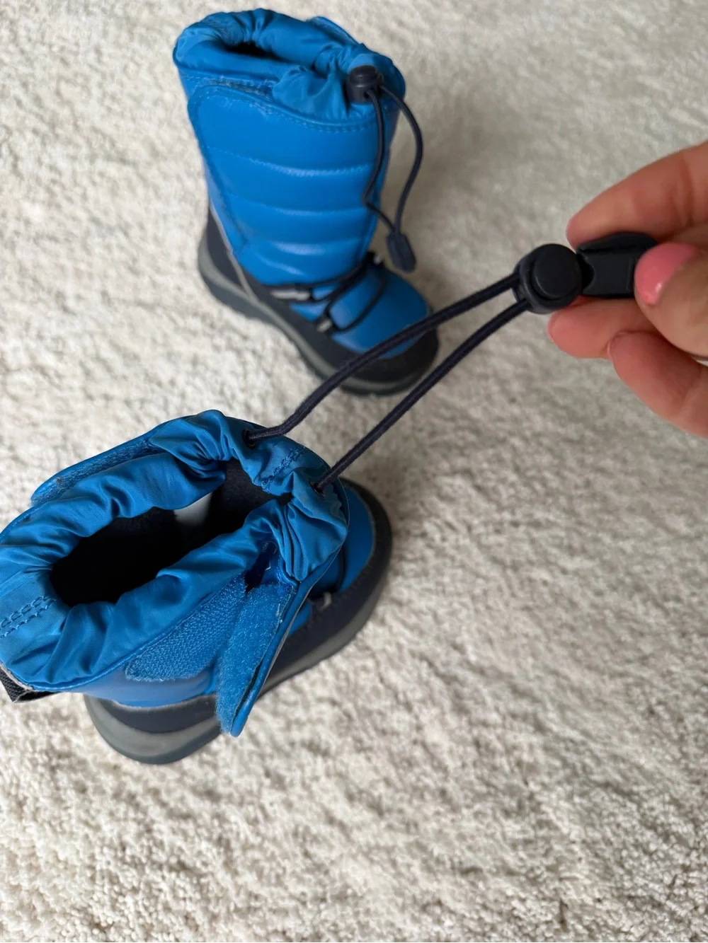 Toddler Boy Snow Boots (6M) & Winter Coat (18-24M)